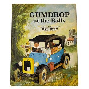 Gumdrop at the Rally Hardcover Val Biro Old Car Racing Childrens Picture Book
